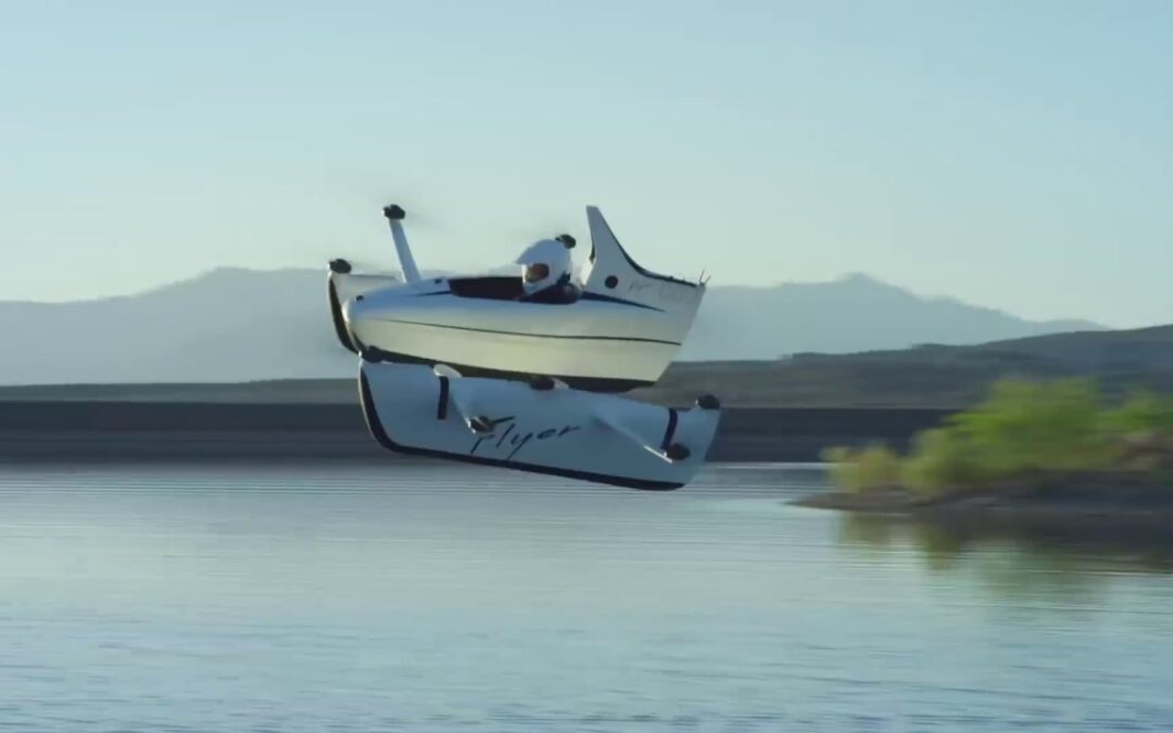 The Kitty Hawk Flyer is your own personal electric aircraft-Larry Page’s “flying car” project gets a major upgrade
