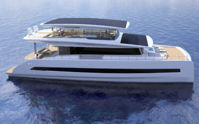SILENT YACHTS introduces the most spacious solar electric catamaran