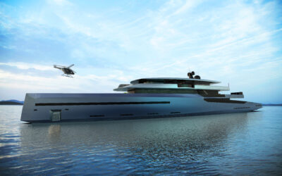 BYD Group unveiled new 75-meter superyacht concept triple hybrid propulsion